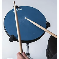 Drumeo QuietPad Practice Pad - Black, 12 in.
