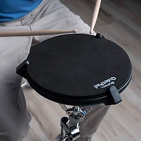 Drumeo QuietPad Practice Pad - Black, 12 in.