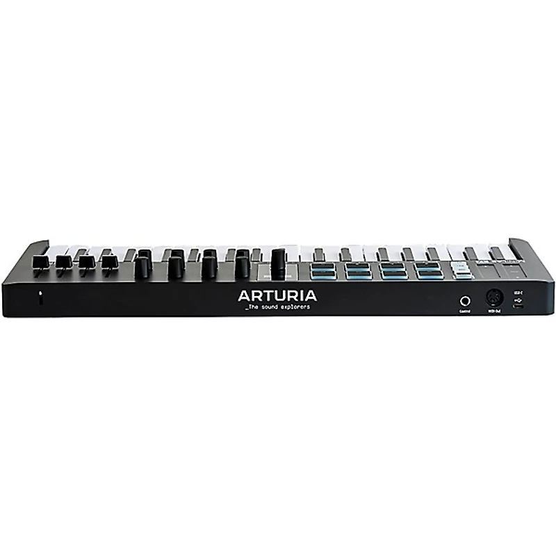 Arturia MiniLab 3 37-Key Controller Bundle With Minifuse 2 Interface, Yamaha HS5 Monitor Pair and Stands/Cables - Black
