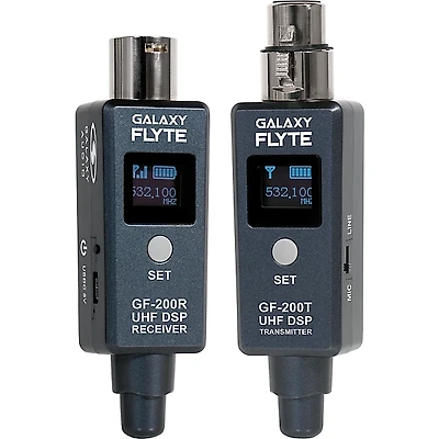 Galaxy Audio FLYTE GF-200-2 UHF DSP Wireless System DUO Pack -