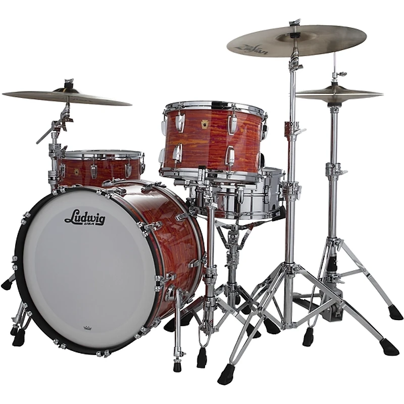 Ludwig Legacy Mahogany 3-Piece Fab Shell Pack With 22" Bass Drum -