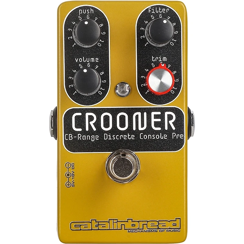Catalinbread Crooner Console Preamp Pedal - Gold