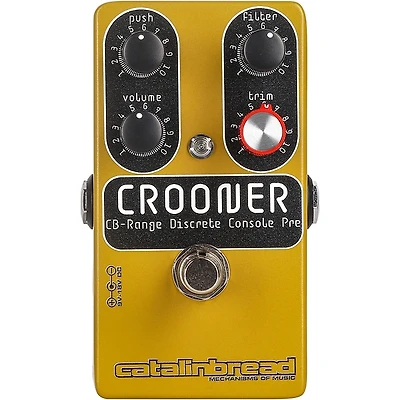 Catalinbread Crooner Console Preamp Pedal - Gold