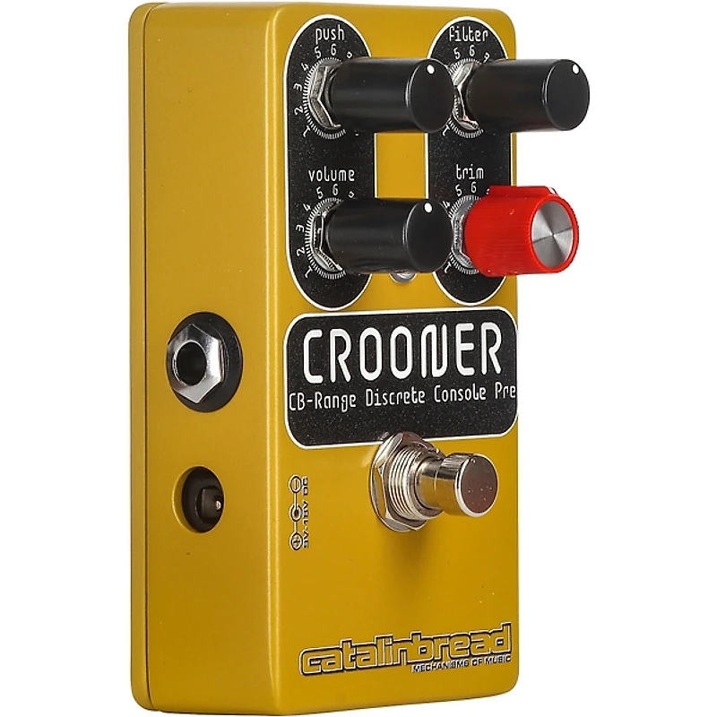 Catalinbread Crooner Console Preamp Pedal - Gold