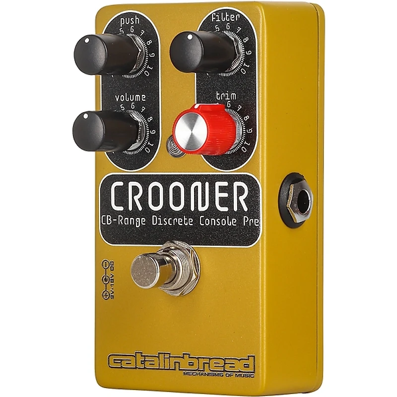 Catalinbread Crooner Console Preamp Pedal - Gold