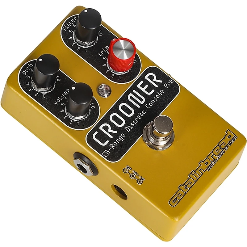 Catalinbread Crooner Console Preamp Pedal - Gold