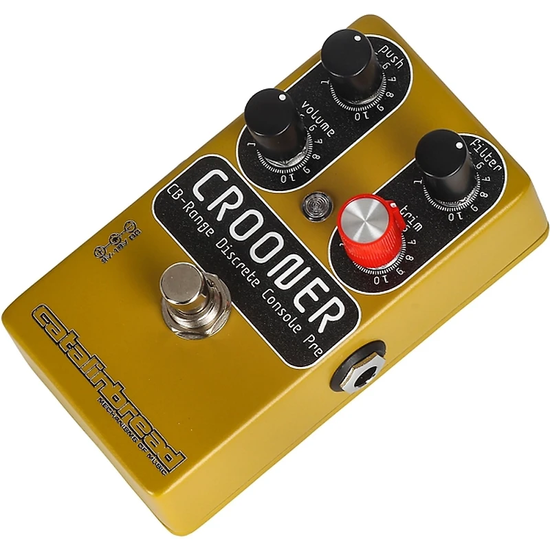 Catalinbread Crooner Console Preamp Pedal - Gold