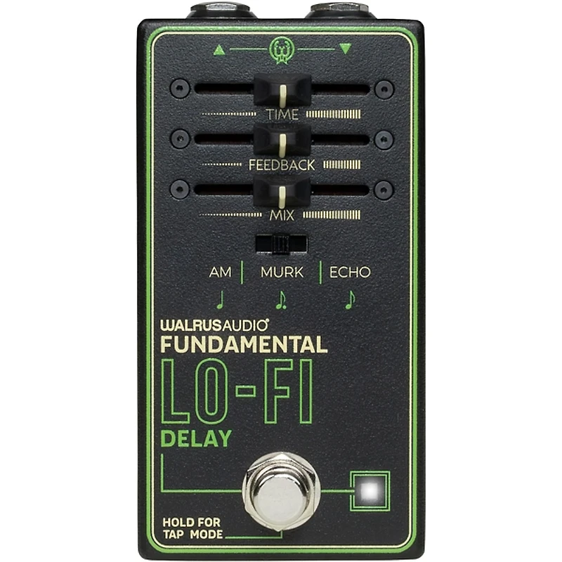 Walrus Audio Fundamental Series Lo-Fi Delay Pedal - Black