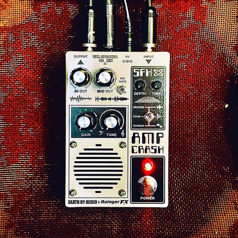 Death By Audio Amp Crash Amp and Multi-Effects Pedal - Grey