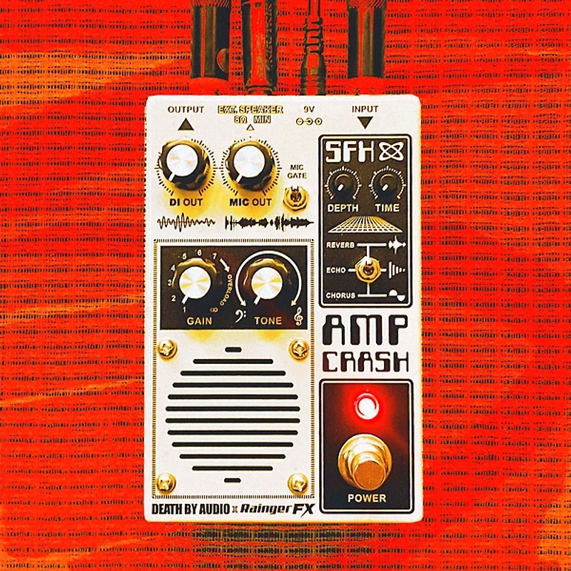 Death By Audio Amp Crash Amp and Multi-Effects Pedal - Grey
