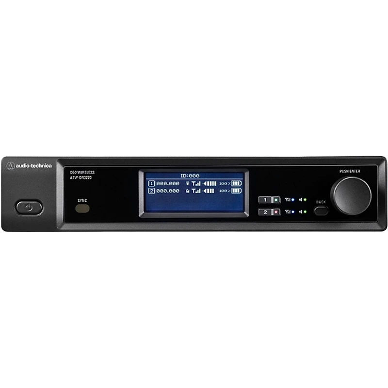 Audio-Technica ATW-D50-DRX-2B 2-Channel Digital Wireless System