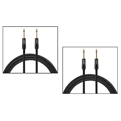 Warm Audio Premier Series Instrument Cable 2-Pack - 18 ft. Black