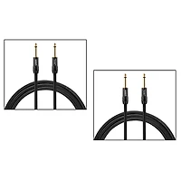 Warm Audio Premier Series Instrument Cable 2-Pack - 18 ft. Black
