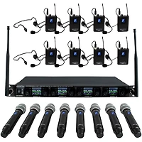 VocoPro UDX-OCTO-ULTRA 8-Channel Digital Wireless Microphone System