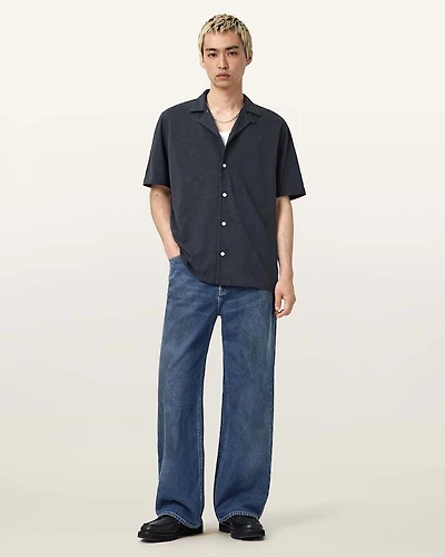 Lenny Loose Fit Wide Leg Denim Jeans