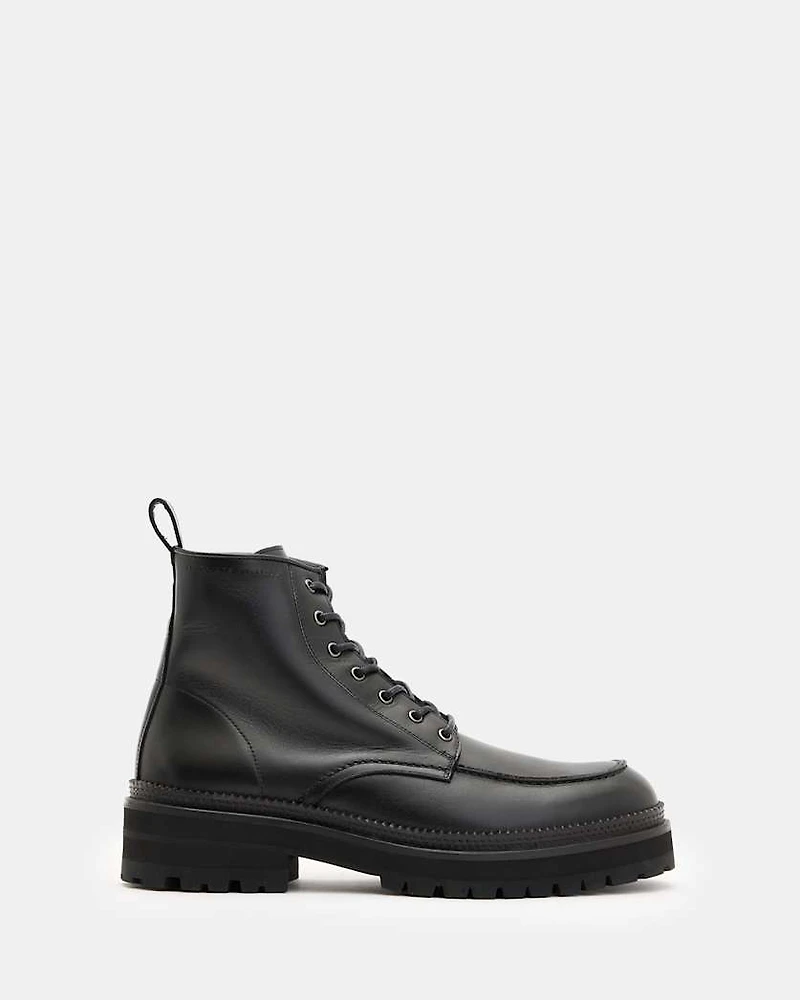 Castle Lace Up Leather Boots