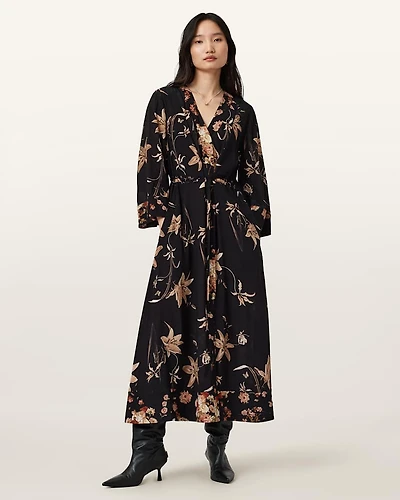 Diana Floral Wrap Dress