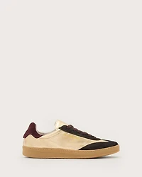 Thelma Metallic Leather Low Top Trainers