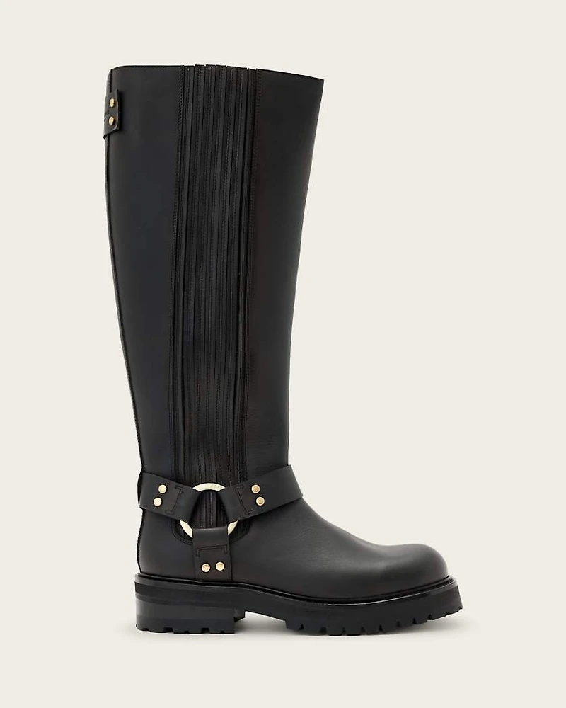 Maddie Knee High Leather Boots