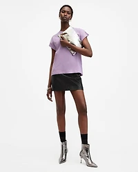 Rue Split Shoulder Crew Neck T-Shirt
