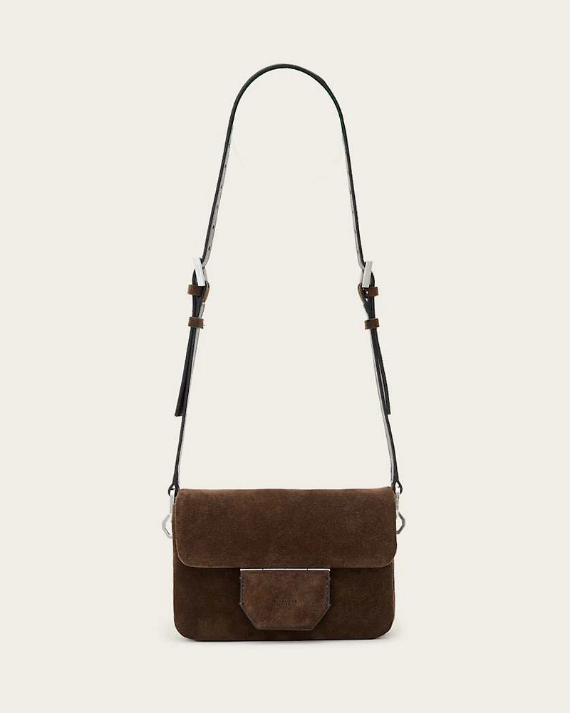 Jupiter Suede Crossbody Bag