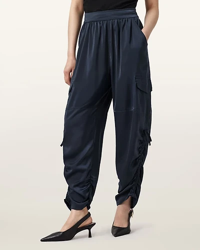 Kaye Straight Fit Drawcord Trousers