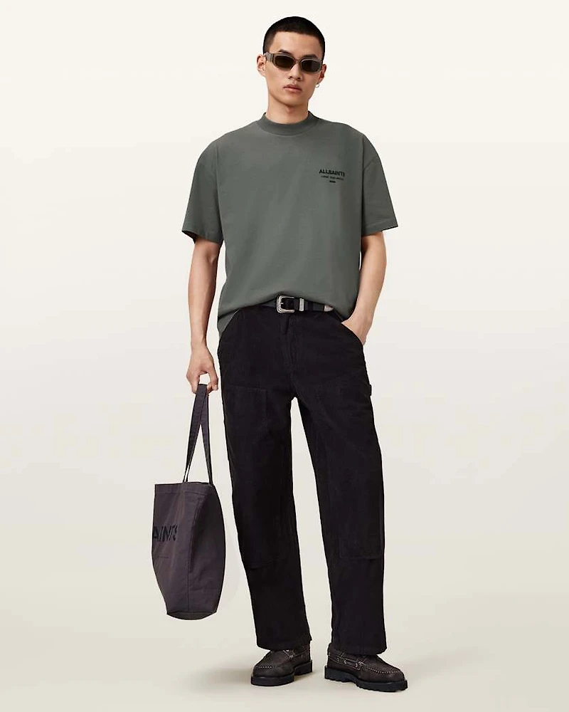 Xander Flocked Logo Oversized T-Shirt