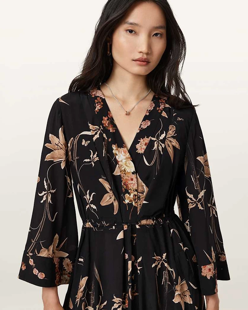 Diana Floral Wrap Dress