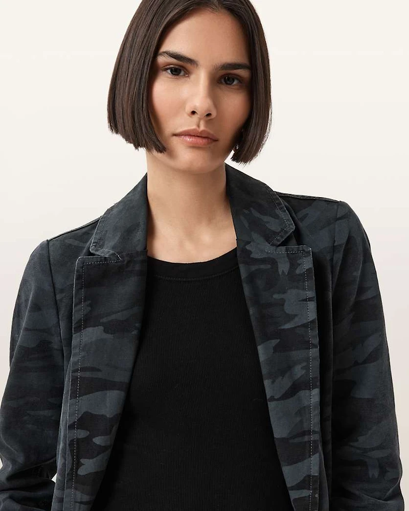Aleida Lightweight Tri Denim Blazer