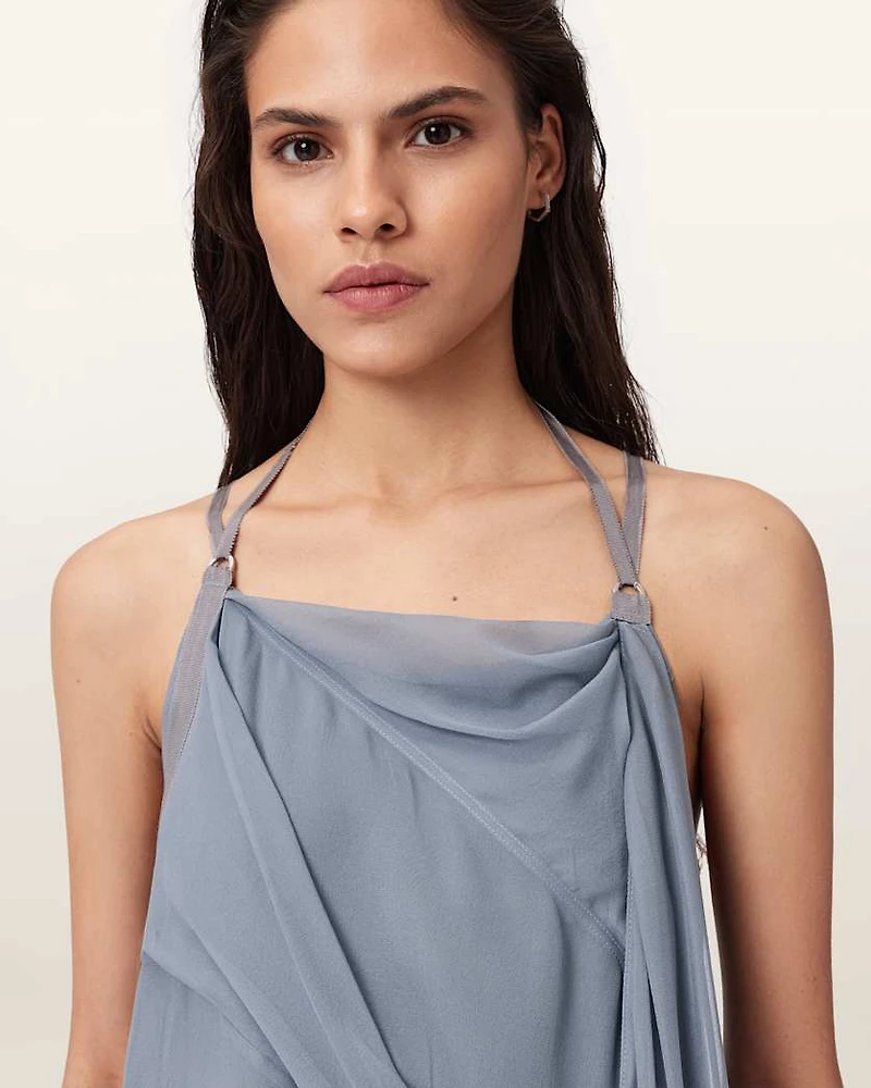 Parachute Limited Edition Draped Silk Maxi Dress