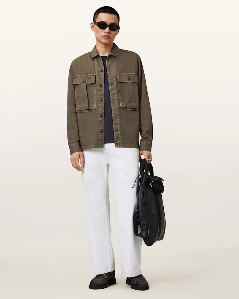 Albyn Long Sleeve Cotton Shirt