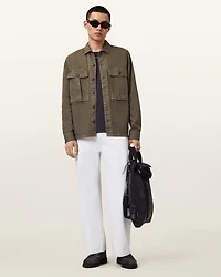 Albyn Long Sleeve Cotton Shirt