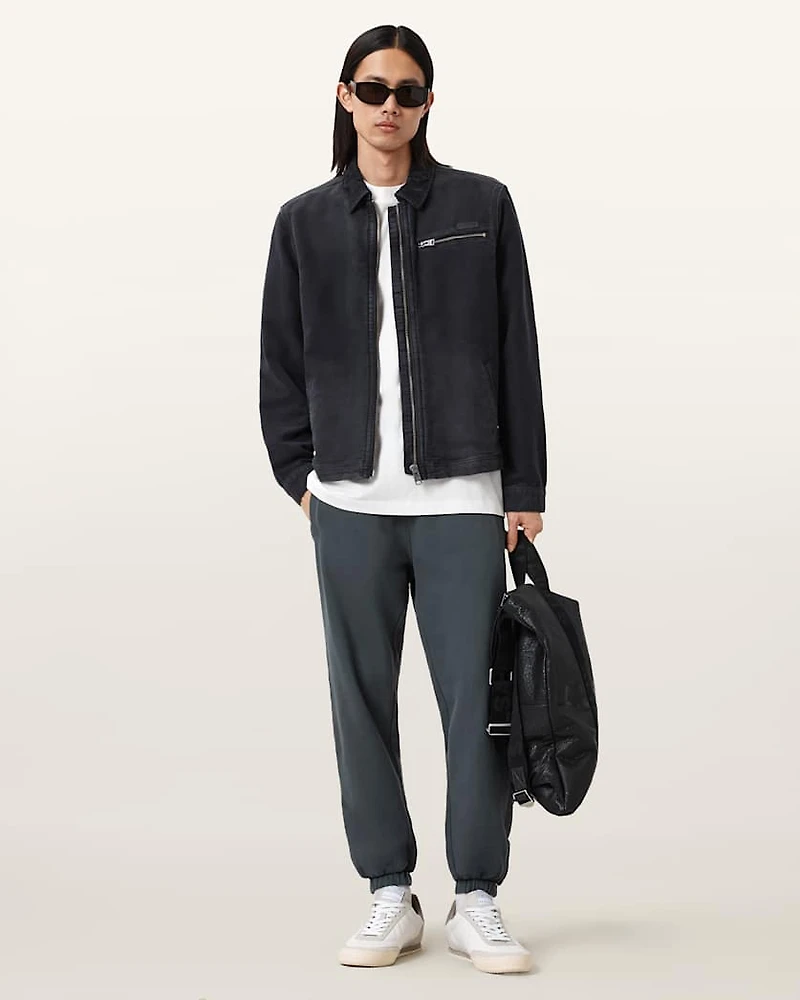 Raven Cuffed Slim Fit Ramskull Joggers