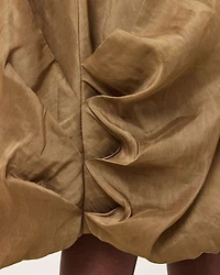 Nia Draped Midi Skirt