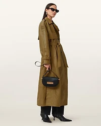 Reed Leather Trench