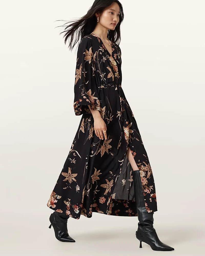 Diana Floral Wrap Dress