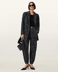Aleida Lightweight Tri Denim Blazer
