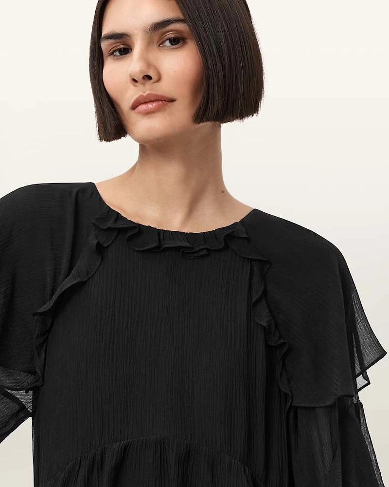 Lizzie Long Sleeve Frill Dress