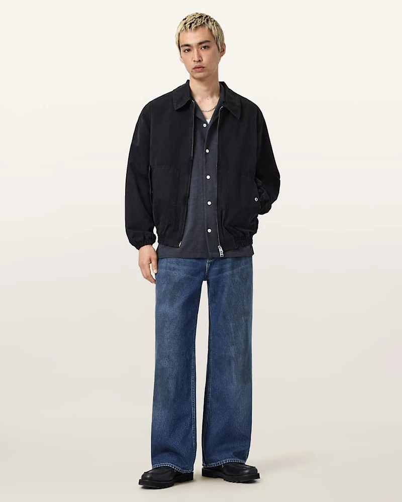 Lenny Loose Fit Wide Leg Denim Jeans