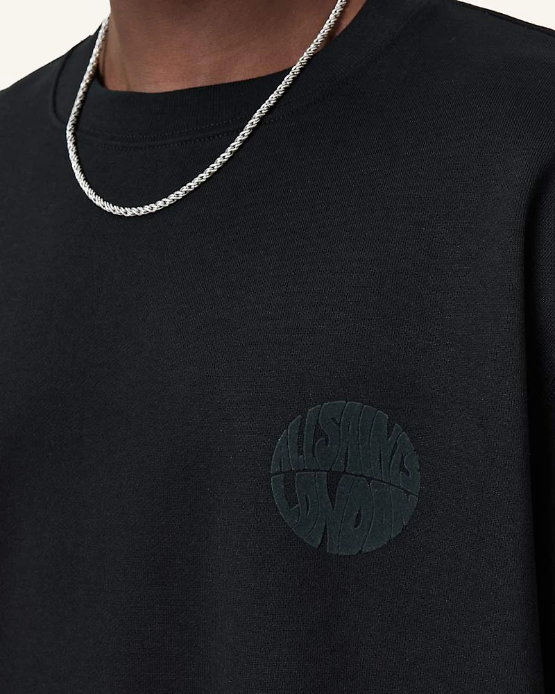 Waved Relaxed Fit Sweatshirt