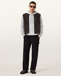 Waved Relaxed Fit Hoodie