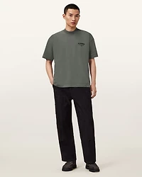 Xander Flocked Logo Oversized T-Shirt