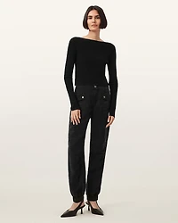 Val Cargo Linen Blend Trousers
