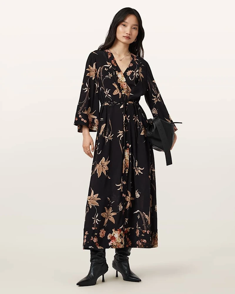 Diana Floral Wrap Dress
