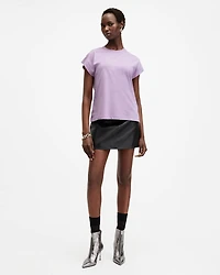Rue Split Shoulder Crew Neck T-Shirt
