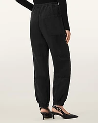Val Cargo Linen Blend Trousers