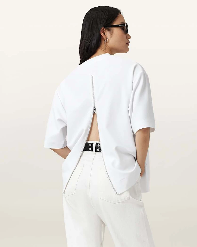 Dani Zip Detail T-Shirt