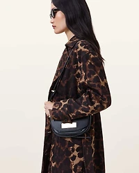 Abel Leopard Print Trench Coat