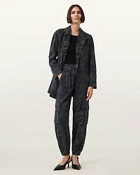 Aleida Lightweight Tri Denim Blazer