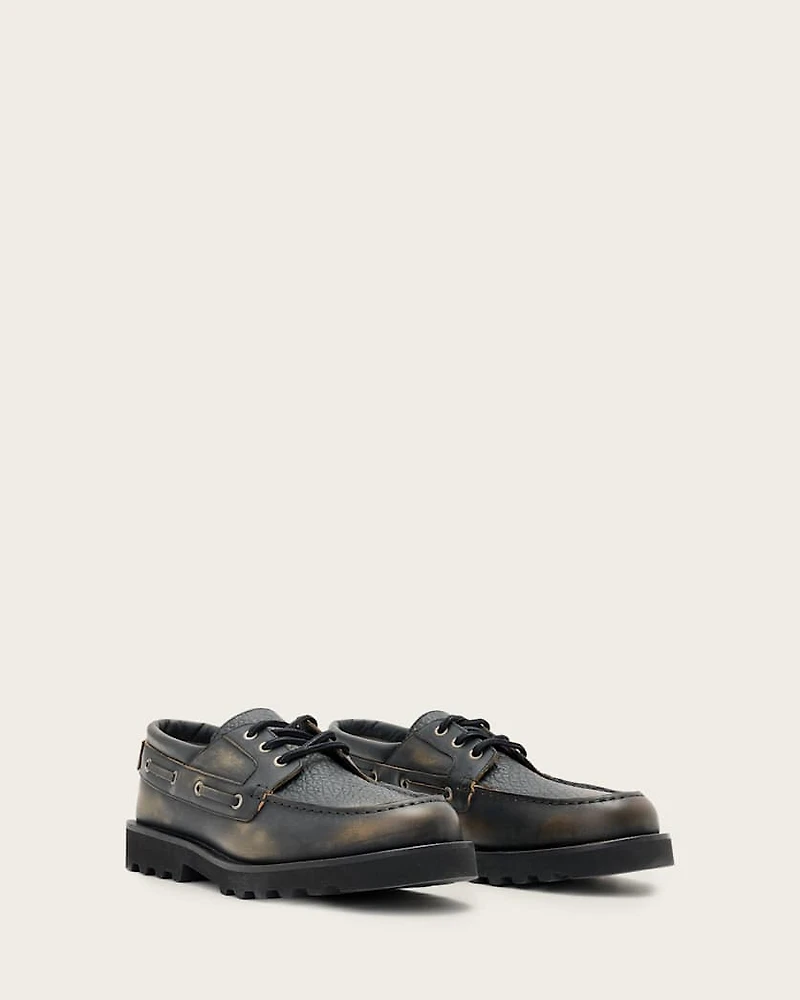 Skiff Leather Boat Shoes